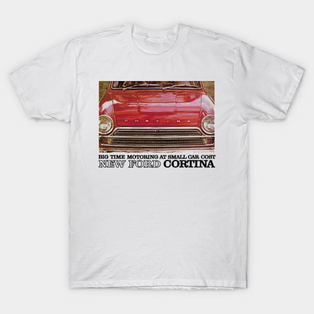 FORD CORTINA MK1 -  brochure T-Shirt by Throwback Motors